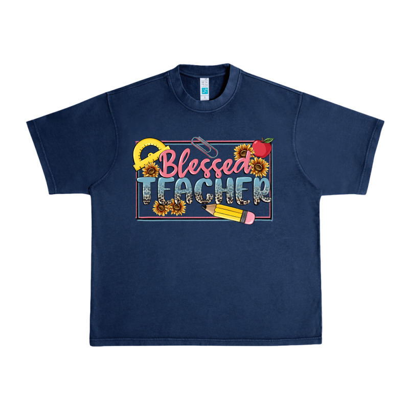 Blessed Teacher Urban Heavy Tee by MaliasSmallBusiness | Teevron