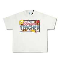 Pistachio blessed teacher Urban Heavy Tee - MaliasSmallBusiness