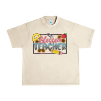Sandshell blessed teacher Urban Heavy Tee - MaliasSmallBusiness