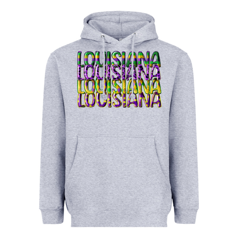 Louisiana Mardi Gras Heavyweight Hoodie by CowGirlArtShop | Teevron
