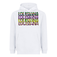 White louisiana mardi gras Heavyweight Hoodie - CowGirlArtShop