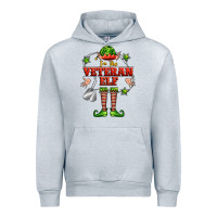 Heather Grey im the veteran elf Urban Hoodie - FaDigitalArtStudio