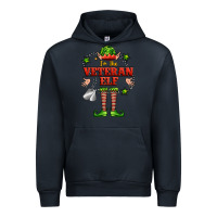 Navy im the veteran elf Urban Hoodie - FaDigitalArtStudio