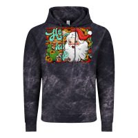 Cloud Black ho ho ho santa claus Vintage Hoodie - Jasminsmagicworld