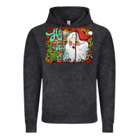 Vintage Black ho ho ho santa claus Vintage Hoodie - Jasminsmagicworld
