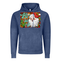Vintage Denim ho ho ho santa claus Vintage Hoodie - Jasminsmagicworld