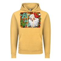 Vintage Mustard ho ho ho santa claus Vintage Hoodie - Jasminsmagicworld