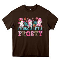 Chocolate Brown feelin' a little frosty Heavy Core Tee - AdoDesignShop
