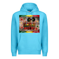 Ocean Blue i am black history Premium Hoodie - CowGirlArtShop