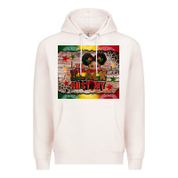 Pale Pink i am black history Premium Hoodie - CowGirlArtShop