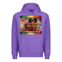Purple i am black history Premium Hoodie - CowGirlArtShop