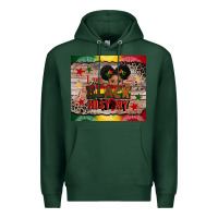 Sports Green i am black history Premium Hoodie - CowGirlArtShop