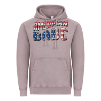 Vintage Zinc American babe Vintage Hoodie - MaliasSmallBusiness