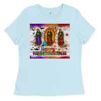 Baby Blue our lady of guadalupe happy  hallothanksmas tumbler Ladies Tee - JahusDesignShop