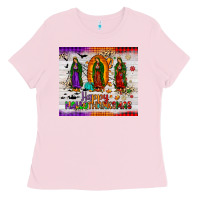 Bubblegum Pink our lady of guadalupe happy  hallothanksmas tumbler Ladies Tee - JahusDesignShop