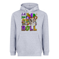 Heather Grey let the good times roll Heavyweight Hoodie - CowGirlArtShop