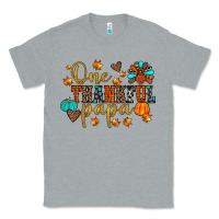 Heather Grey one thankful papa Classic Tee - JahusDesignShop