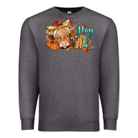 Charcoal Heather hay fall Premium Sweatshirt - CowGirlArtShop