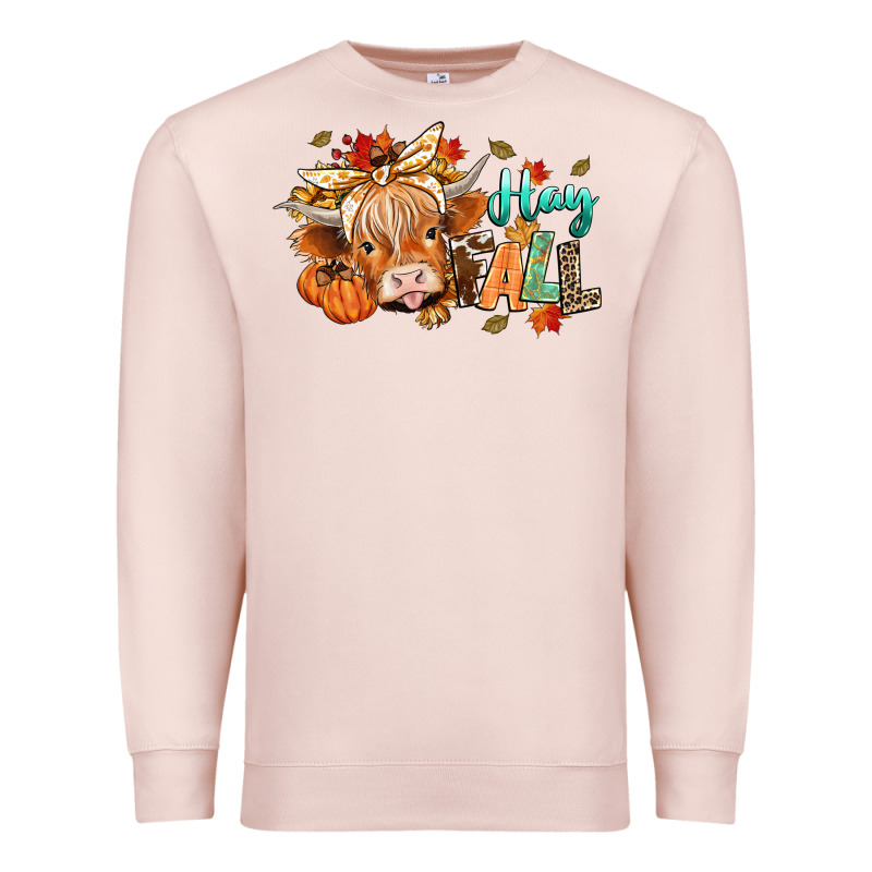 Hay Fall Premium Sweatshirt by CowGirlArtShop | Teevron