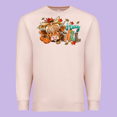 Hay Fall Premium Sweatshirt Designed By Cowgirlartshop