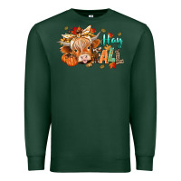 Sports Green hay fall Premium Sweatshirt - CowGirlArtShop