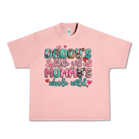 Salmon daddy's little girl mommy's whole world Urban Heavy Tee - MaliasSmallBusiness