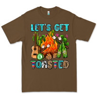 Cacao let's get toasted with camp fire Premium Tee - AdoDesignShop