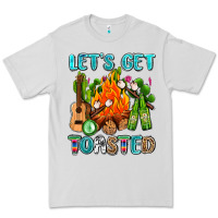 Dove Grey let's get toasted with camp fire Premium Tee - AdoDesignShop