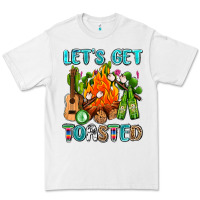 White let's get toasted with camp fire Premium Tee - AdoDesignShop