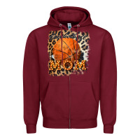 Burgundy basketball mom Zipper Hoodie - Bettercallsaul