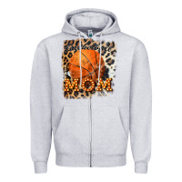 Heather Grey basketball mom Zipper Hoodie - Bettercallsaul
