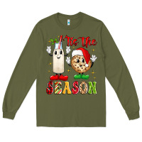 Army Green tis the season Long Sleeve Tee - MaliasSmallBusiness