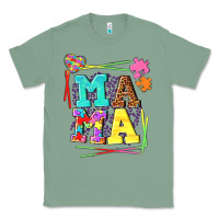 Sage Autism Mama Classic Tee - NancyCooperArtShop
