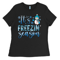 Black it s freezin season Ladies Tee - JahusDesignShop
