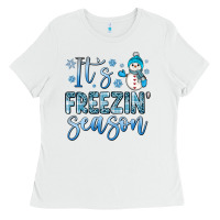White it s freezin season Ladies Tee - JahusDesignShop