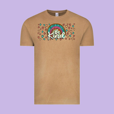 Be Kind Vintage Tee Designed By Jahusdesignshop