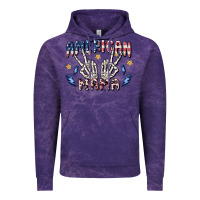 Cloud Purple american mama Vintage Hoodie - MaliasSmallBusiness