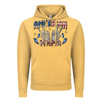 Vintage Mustard american mama Vintage Hoodie - MaliasSmallBusiness