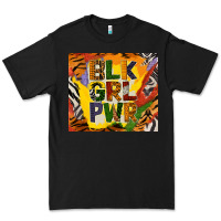 Black black girl power tumbler Premium Tee - BundleAndBundleShop