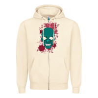 Sandshell Skull with flowers Zipper Hoodie - Bettercallsaul