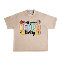 French Oak y'all gonna learn today Urban Heavy Tee - MaliasSmallBusiness
