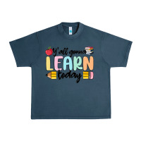 Midnight Navy y'all gonna learn today Urban Heavy Tee - MaliasSmallBusiness