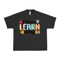 Pigment Black y'all gonna learn today Urban Heavy Tee - MaliasSmallBusiness