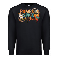 Black pumpkin spice everything Premium Sweatshirt - CowGirlArtShop