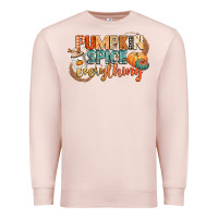 Pale Pink pumpkin spice everything Premium Sweatshirt - CowGirlArtShop