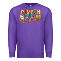 Purple pumpkin spice everything Premium Sweatshirt - CowGirlArtShop