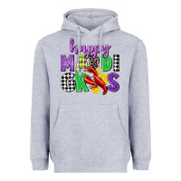 Heather Grey happy mardi gras Heavyweight Hoodie - CowGirlArtShop