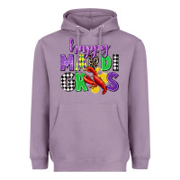 Lavender happy mardi gras Heavyweight Hoodie - CowGirlArtShop