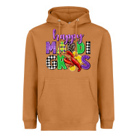 Meerkat happy mardi gras Heavyweight Hoodie - CowGirlArtShop
