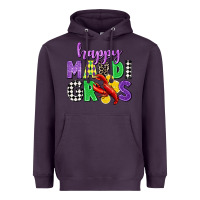 Plum happy mardi gras Heavyweight Hoodie - CowGirlArtShop
